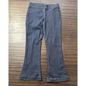 The Limited Fit Flare 678 Jeans Womens Size 2S 2 Short Blue Low Rise Dark